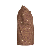 Paisley Polo | Burgundy, Gold & Zero Restraint