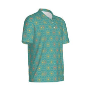 Starburst Polo | Mid-Century Cool, Modern Stretch