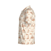 Scottsdale Toile Polo | Cactus, Carts & Blue Sky