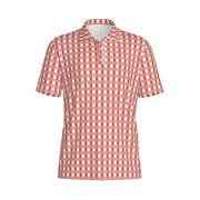 Coral Gingham Polo | The Easiest Flex in the Bag