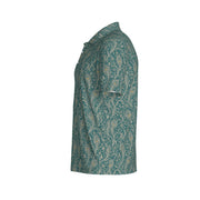 Peacock Polo | Feathers, Vines & Deep Teal
