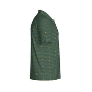Gameday Stripe Polo | Green & Gold Kickoff Energy