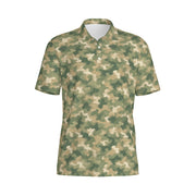 Field Camo Polo | Quiet Camo, Country Club Collar
