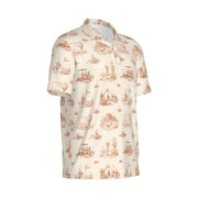 Scottsdale Toile Polo | Cactus, Carts & Blue Sky