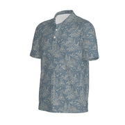 Harbor Toile Polo | Lighthouses, Gulls & Grey Water