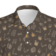 Whiskey Club Polo | Neat, Two Cubes, No Apologies