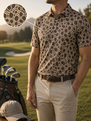 Serengeti Polo | Giraffe Print, Grown-Up Palette