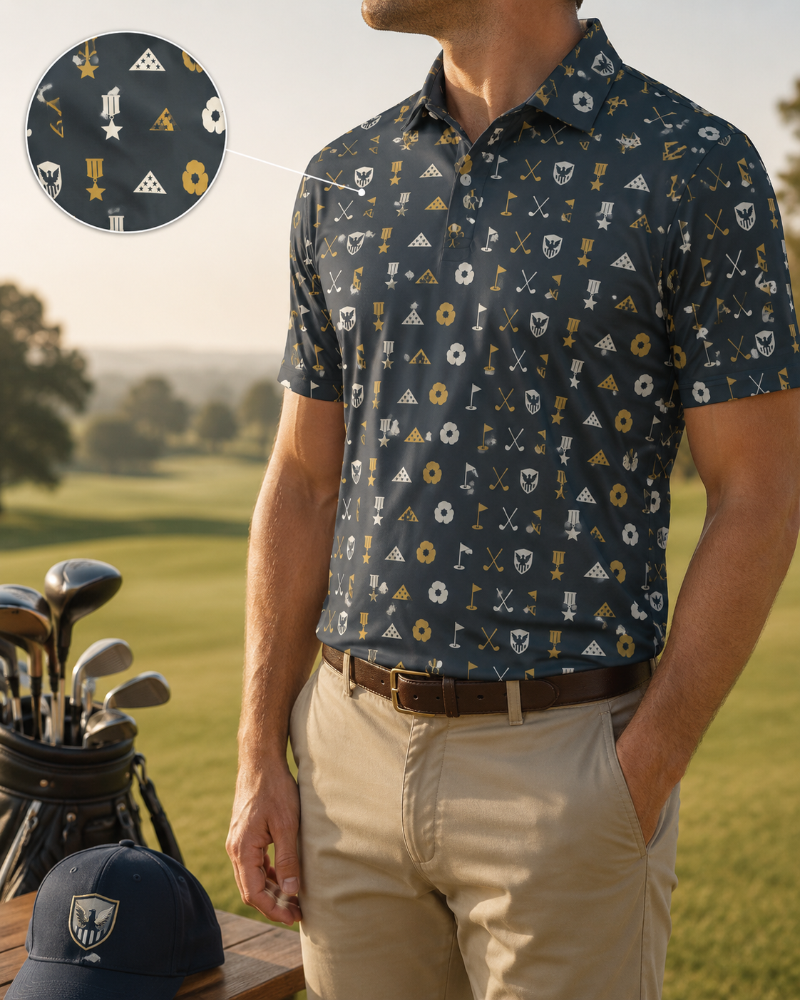 Salute Polo | Earn Your Stripes on the Tee Box