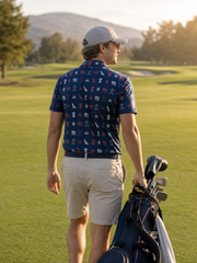 Freedom Flyer Polo | Red, White & Birdies