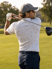 Lobster Stripe Polo | New England's Loudest Flex