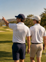 Lobster Stripe Polo | New England's Loudest Flex