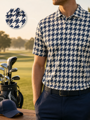 Houndstooth Polo | The Classic, Turned Up Loud