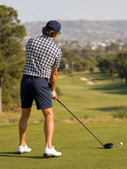 Houndstooth Polo | The Classic, Turned Up Loud