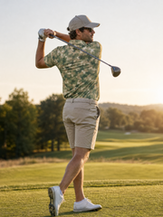 Field Camo Polo | Quiet Camo, Country Club Collar
